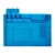 Silikonska radna podloga plava sa pregradama S-160 300mm x 450mm