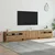 TV ormarić LED boja hrasta 260x35x40 cm konstruirano drvo