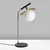 Opviq Stona lampa, Crna
