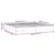 vidaXL Box spring posteljni okvir krem 200x200 cm blago