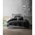 L`ESSENTIEL MAISON Ranforce posteljina (135 x 200) Plain Black Grey