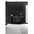 Hanah Home Luxe Komoda, Sivo-Crna