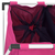 vidaXL Košara za razvrstavanje rublja s 3 odjeljka ružičasta
