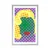 Plakat s paspartujem Marilyn Monroe v pop art stilu - 60x90 silver