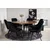 Venture Design Jedilna miza in stol komplet Copenhagen miza 140x75 cm stol 66x88,5x50 cm rjava