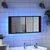 LED kupaonski ormarić s ogledalom smeđa boja hrasta 100x12x45cm