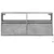 Zidni TV ormarić s LED svjetlima boja betona 100x31x45 cm