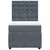 Vidaxl Box spring postelja z vzmetnico temno siva 80x200 cm žamet