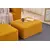 Atelier del Sofa Dvosed na razvlačenje Pirgos, 200x75x90 cm, Narandžasti