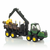 BRUDER traktor John Deere z nakladalko + prikolica 02133