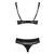 Sexy set 2-delni Miamor crne boje - S/M