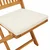 Vidaxl Vrtnik Bistro Set 3 szt. Rjava Masiven les akacije