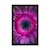 Plakat purpurna gerbera - 40x60 black
