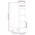 Vidaxl Spodnja omarica “Riga” dimljen hrast 20x44,5x81,5cm