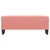 Vidaxl Klop roza 100x35x41 cm žamet
