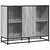 Komoda Siva Sonoma 94x35x76 cm Konstruirano drvo