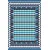 Conceptum Hypnose Tepih Hmnt551, Pravougaoni, 100 x 300 cm, Plavi