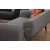 Atelier del Sofa Trosed na razvlačenje Kapri Svetlosivi
