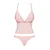 Top i gaćice Delicanta roze boje - S/M