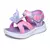 Skechers Sandale za devojčice S Lights Jumpsters Sandal-Bu, 303109N-LVMT, Ljubičaste