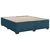 Vidaxl Box spring postelja z vzmetnico modra 200x200 cm žamet
