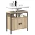 Kupaonski ormar s vratima Bež 60 x 30 x 60 cm Konstruirano drvo