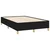 vidaXL Box spring postelja z vzmetnico črna 120x190 cm blago