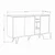 Hanah Home Konzolni sto Clara, 142 x83 x35.6 cm, Hrast