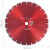 Den Diamantni rezalni disk s turbo jeklom 350 mm