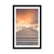 Plakat s paspartujem star leseni most - 20x30 white