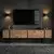 Nordure TV komoda, 180x50x30cm, Krem