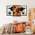 Wallity Zidna dekoracija World Map 1-L, 70x121 cm, Crna