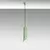 Opviq Luster Kesikboru, 37-114cm, O8 cm, E27, Zeleni