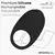 InToYou App Series Ringo Vibrating Ring with App Black