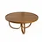 Hanah Home Klub sto Jupiter, 100x46 cm, Braon