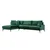 Atelier del Sofa Ugaona garnitura 90x88x283cm Zelena