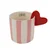 Cute&Cool HOME dekorativna šolja, srce roze 300ml
