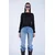 Trend Alacati Stili Ženska bluza Alc-X15156, Crna