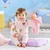 Punčka Sweet Heart Butterfly Mon Doudou Corolle z modrimi očmi in krili 30 cm od 9 mesecev