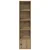 Regal za knjige boja hrasta 31x24x127 cm konstruirano drvo
