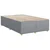 Vidaxl Box spring postelja z vzmetnico svetlo siva 120x200 cm blago