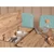 HANAH HOME Trpezarijski set Vina 0701 4 AtlanticGreen