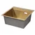 SanDonna Sudopera HD5050 Edition, Sa dodatnim setom, 500x500 mm, Zlatne boje