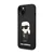 Maska Karl Lagerfeld Hc Silicone NFT Ikonik za iPhone 15 Plus, Crna