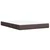 Vidaxl Box spring postelja z vzmetnico temno rjav 140x190 cm blago