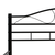 vidaXL Metalni okvir za krevet s podnicama 140 x 200 cm zaobljeni dizajn