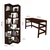 Hanah Home Set radni sto i polica CPT4803-150, Orah