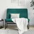 Vidaxl Klop temno zelena 100x75x76 cm blago
