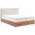 Boxspring postelja Wood-10 - 200x200 cm