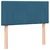 Box Spring krevet s madracem i LED tamnoplavi 80x220 cm baršunasti
